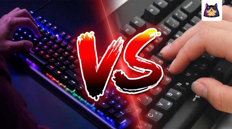 keyboard biasa dan keyboard mekanik by gamers92